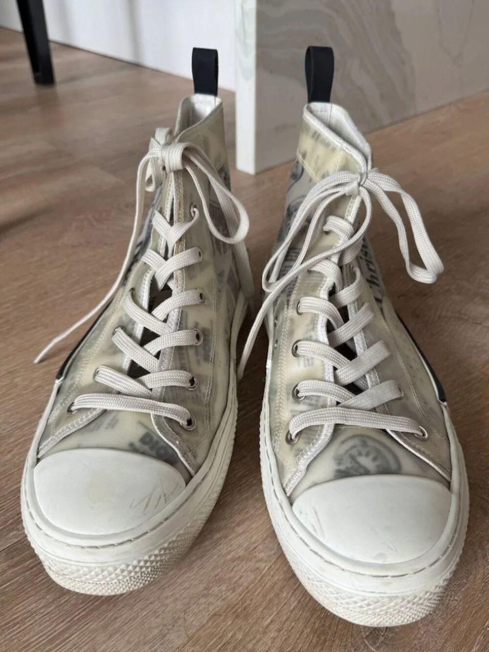 Dior B23 High 'Newsprint' Sneakers